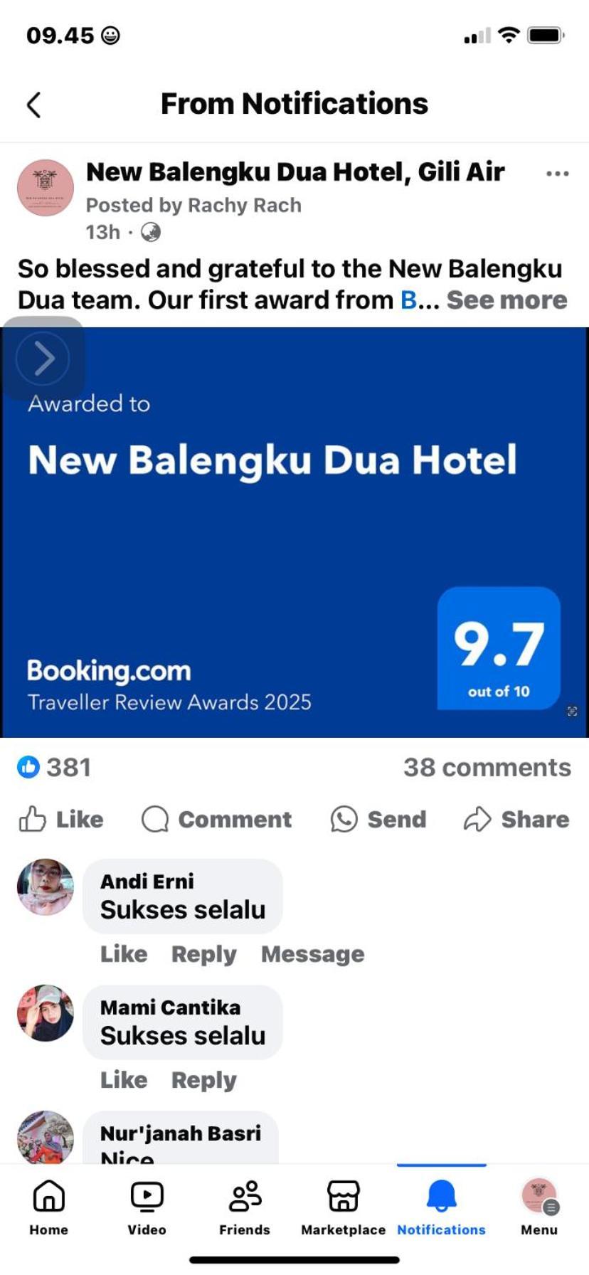 New Balengku Dua Hotel - Adults Only Gili Air Dış mekan fotoğraf
